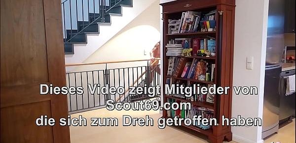Schlanke deutsche Stief Mutter vom Sohn nackt in der Küche erwischt und gefickt